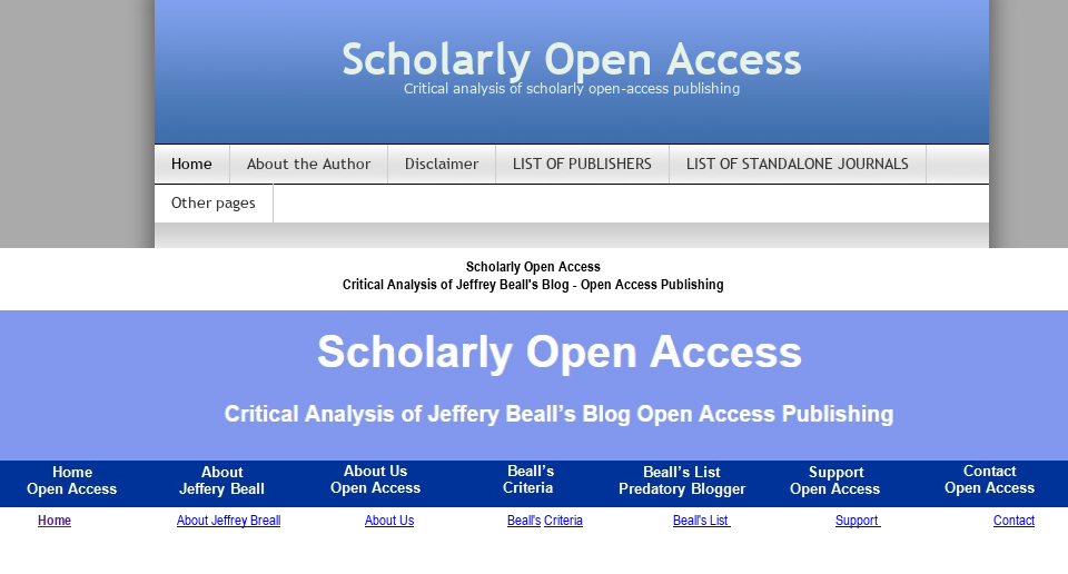 Comparison of scholarlyoa.com and scholarlyoa.net.